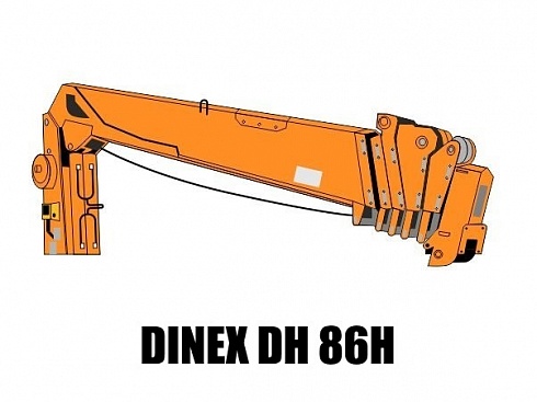 Кран манипулятор (КМУ)  Dinex DH 86H