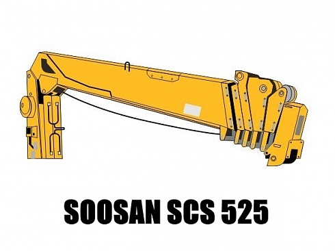 Кран манипулятор (КМУ) Soosan SCS 515(525)