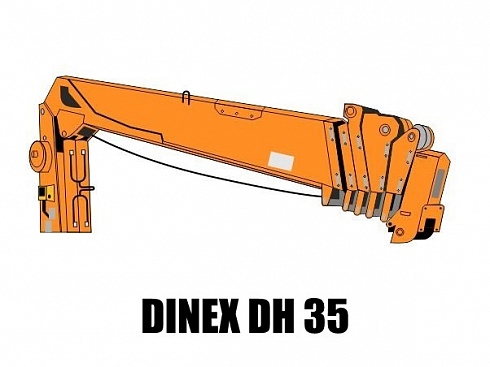 Кран манипулятор (КМУ)  Dinex DH 35