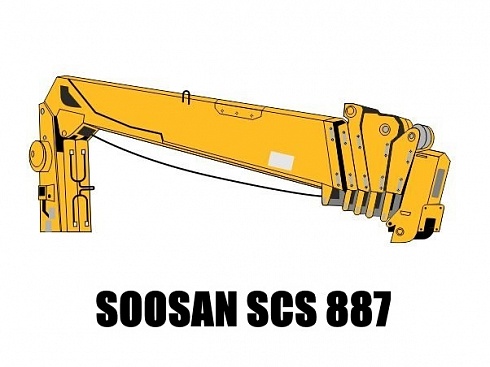 Кран манипулятор (КМУ) Soosan SCS 887