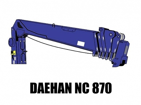 Кран манипулятор (КМУ) Daehan NC 870