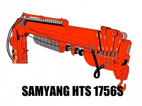 Бурильно-крановая установка SamYang HTS 1756S